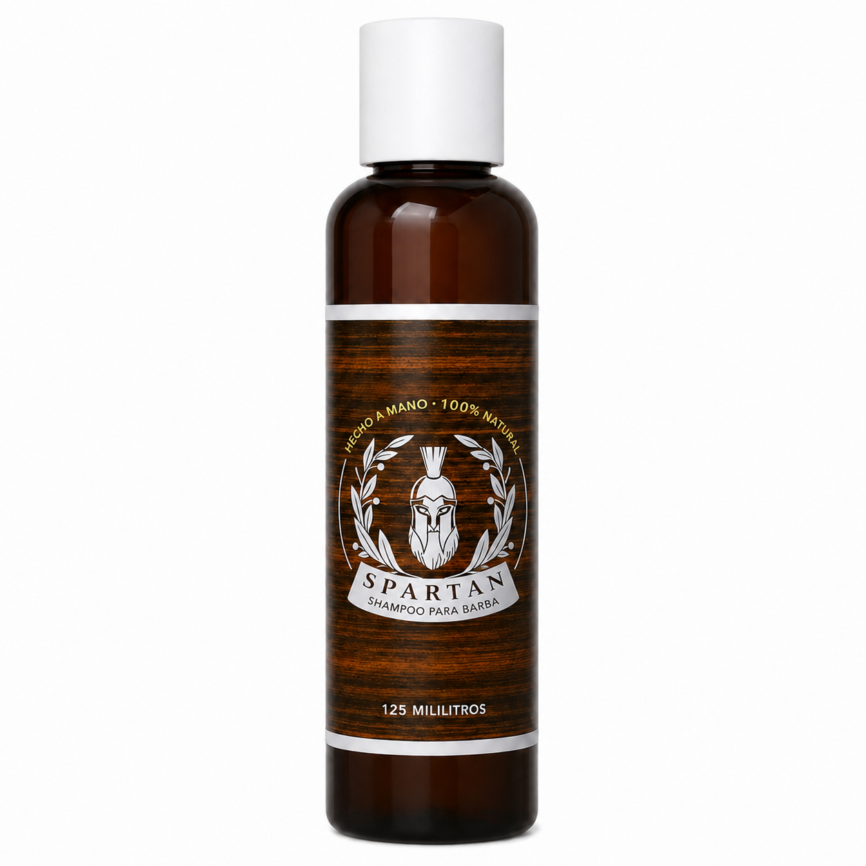 H) SHAMPOO LIMPIEZA BARBA - Spartan 125ML, Aroma Romero & Té de Limón